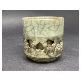 Vintage Japanese Ceramic Candle Votive