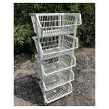Stackable Plastic Baskets