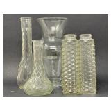 Vintage Glass Vase Lot