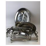 Vintage Silver Plated Serving Set Lot