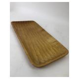 Hand Carved Swedish Wood Tray