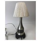 Vintage Metal Viking Motif Lamp