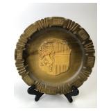 Vintage Salzburg Wooden Crest Plate