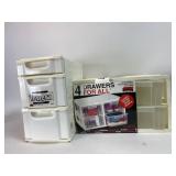 Plastic Organizing Drawers