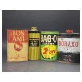 Mixed Vintage Cleaning Supplies