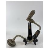 Vintage Stanley Steel and Wood Hand Drill