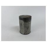 Small Tin Canister W/Lid