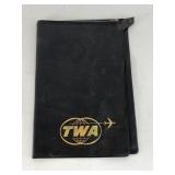 Vintage TWA Faux Leather Zipper Bag