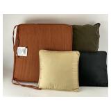 Mixed Seat Cushions/Accent Pillow Lot