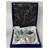 Fancy steel Plated Wired Computer Mouse