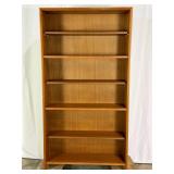 Tall Wooden Bookshelf Unit
