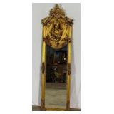 Gilt Wall Mirror With Bust-207
