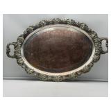 Sheffield Silver-Plated Oval Serving Tray