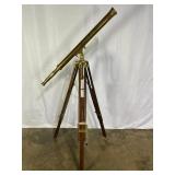 Brass Telescope on Tripod-7110