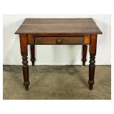 Antique Pine Table with Drawer