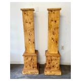 Pr Burl Wood Pedestals-231