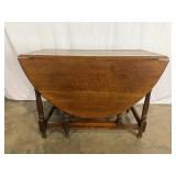 Oak Drop-Leaf Table