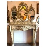 Antique Neoclassical Mantelpiece