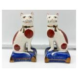Pr Staffordshire Style Cats