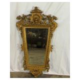 Antique Gilded Mirror by Theodor Weiss