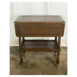 Drop-Leaf Bar Cart