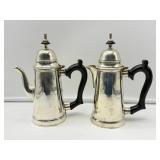 Silverplate Coffee Pots Pair