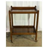 Oak Bar Cart