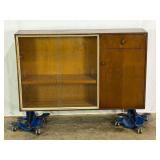 Vintage Bookcase Cabinet