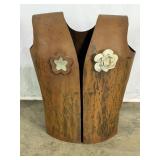 Decorative Rusted Metal Vest-9282