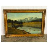 Antique Landscape Painting-6891