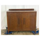 Oak Double Door Cupboard