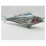Murano Glass Fish Sculpture