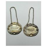 2 Decanter Tags
