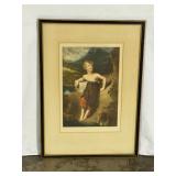 Framed 1922 Print of Artwork