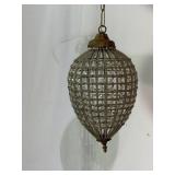 Crystal and Metal Pendant Light-296