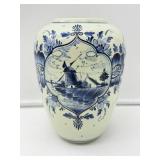 Delft Blue Hand-Painted Vase-9027