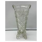 Pressed Glass Decorative Vase