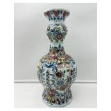 Hand-Painted Floral Vase-9007