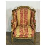Upholstered Giltwood Armchair