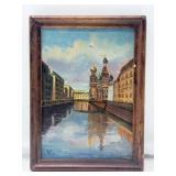 Framed Oil Painting