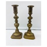 Pr Brass Candlesticks