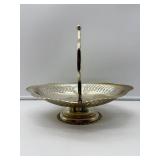 Silver Plate Decorative Basket