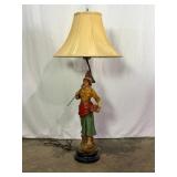 Figure Table Lamp with Shade