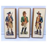Three Vintage Military Plaques