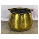 Large Brass Pot with Handle