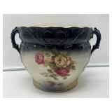 Floral Porcelain Cachepot