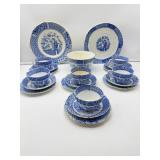 Blue and White Porcelain Set