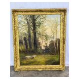Antique Oil on Canvas-9624