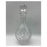 Cut Glass Decanter with Stopper