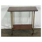 Vintage Two-Tier Bar Cart-9479